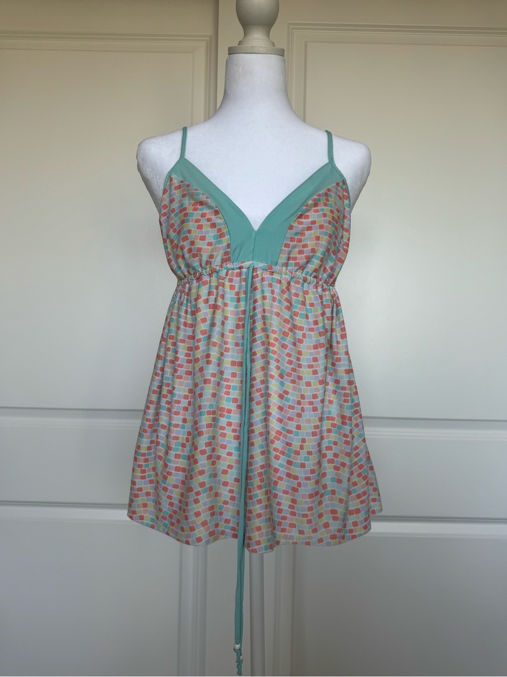 Vintage colorful cami tank top